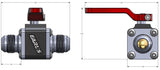 Earls UltraPro Ball Valve -10 AN Male to Male 230510ERL