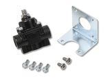 Earls Adjustable Fuel Pressure Regulator - Carbureted - Black - 1-4 PSI 12850ERL