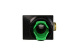 3/8 Quick Connect with AN-08 port and 1/8 gauge port - Part No. 15121
