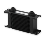Earls UltraPro Oil Cooler - Black - 13 Rows - Narrow Cooler - 10 O-Ring Boss Female Ports 213ERL