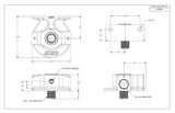 Earl's Billet Remote Oil Filter Mount 2188ERL