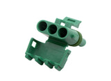 WEATHER PACK, 3 CAVITY, TOWER, GREEN