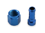 Earls Auto-Crimp Hose End - Straight - Size -10 - Blue 700110ERL