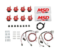 MSD IGNITION COILS, SMART COIL, BIGWIRE, KIT, RED