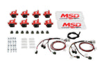 MSD IGNITION COILS, SMART COIL, BIGWIRE, KIT, RED