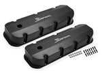 Sniper Valve Cover - Fabricated Aluminum - BBC - Tall - Black 890004B