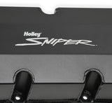 Sniper Valve Cover - Fabricated Aluminum - BBC - Tall - Black 890004B