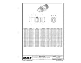 Earls Straight Male AN -10 to 3/4" NPT 981609ERL