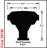 DIS Kit Small Block Ford, 351W, Black