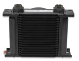 Earls UltraPro Oil Cooler w/ Fan Pack - Black - 19 Rows - Narrow Cooler - 10 O-Ring Boss Female Ports FP219ERL
