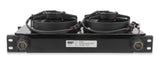 Earls UltraPro Oil Cooler w/ Dual Fan Pack - Black - 20 Rows - Extra-Wide Cooler - 10 O-Ring Boss Female Ports FP820ERL