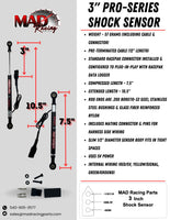 MAD PRO-SERIES SHOCK TRAVEL SENSOR (3")