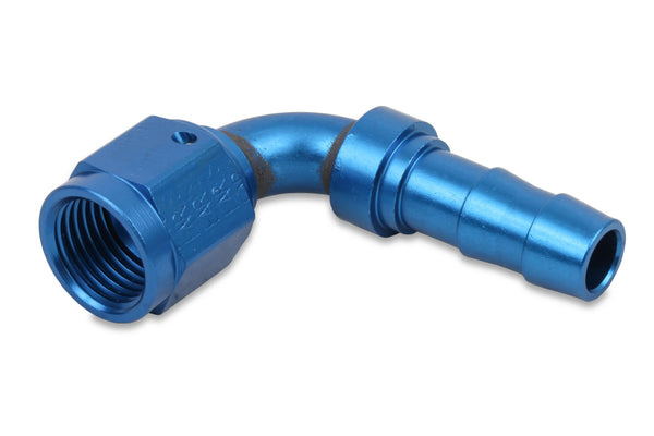 Earls Super Stock&trade; 90 Degree -6 Female to 3/8" Barb 709167ERL