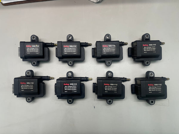 PREOWNED SET OF EIGHT HOLLEY SMART COILS 556-112
