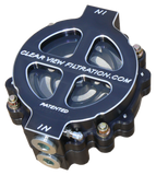 6″ Hi-Flow Black Out Filter Assembly #12 ports and 60 micron element