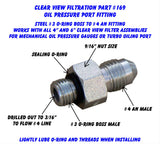 Filter Oil Pressure Port Fitting