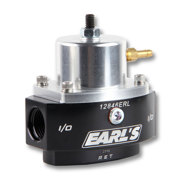 Earls HP Billet EFI By-Pass Fuel Pressure Regulator 12846ERL