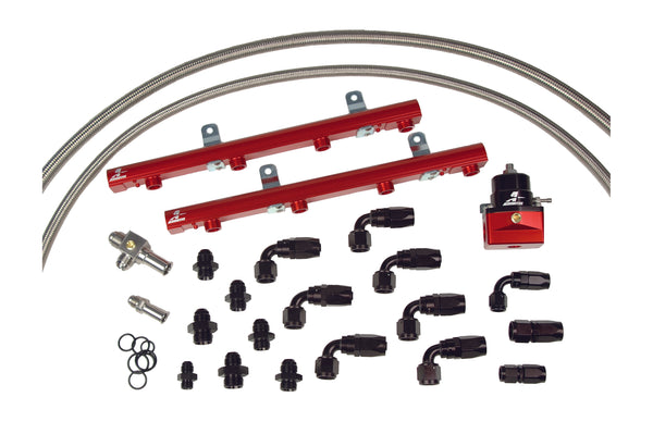1999-2004 Ford 5.4L Lightning and; Harley 1/2 Ton Truck Billet Fuel Rail System - Part No. 14127