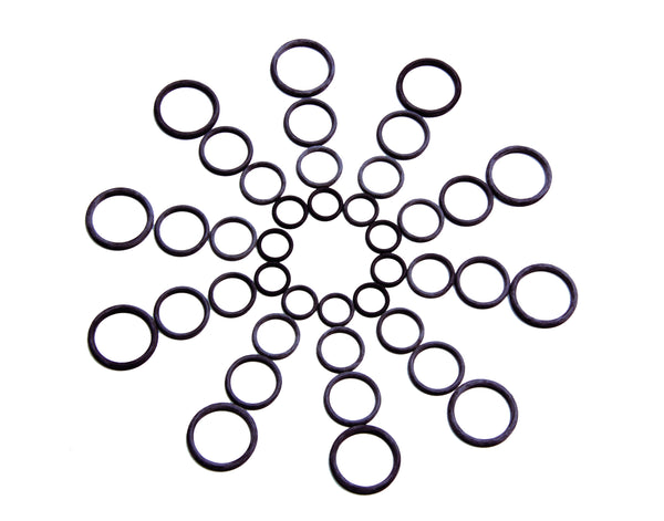 O-Ring, Fuel Resistant Nitrile, Size -08 AN (Pak of 10) - Part No. 15622