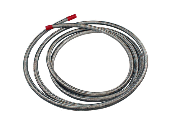 Hose, Fuel, Stainless Steel Braided, AN-06 x 12' - Part No. 15703