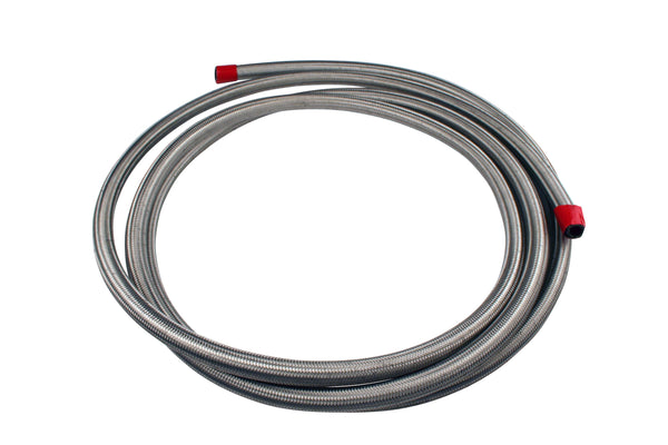 Hose, Fuel, Stainless Steel Braided, AN-08 x 12' - Part No. 15706
