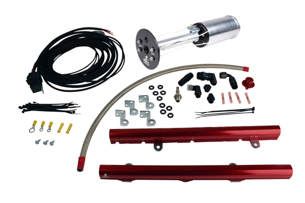 System, C6 Corvette, 18670 A1000, 14115 LS-3 Rails, 16307 Wire Kit and; Fittings - Part No. 17176