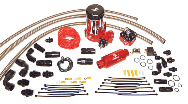 A2000 Complete Drag Race Fuel System Single Carb(11202 pump, 13201 reg., lines) - Part No. 17203