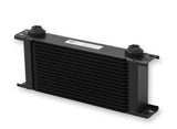 Earls UltraPro Oil Cooler - Black - 16 Rows - Wide Cooler - 10 O-Ring Boss Female Ports 416ERL