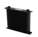 Earls UltraPro Oil Cooler - Black - 34 Rows - Wide Cooler - 10 O-Ring Boss Female Ports 434ERL