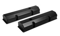 FABRICATED ALUM V/C BLACK SBC 283-350,FLAT TOP