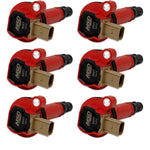 Coil, RED, Ford Eco-Boost 3.5L V6, 6-Pk
