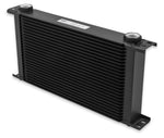 Earls UltraPro Oil Cooler - Black - 16 Rows - Extra-Wide Cooler - 10 O-Ring Boss Female Ports 816ERL