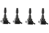 MSD Ignition Coil - Blaster Series - Hyundai/KIA 1.6L Turbo - Black - 4-Pack 826943