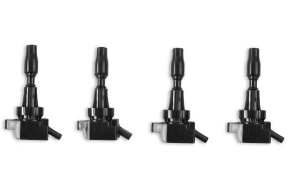 MSD Ignition Coil - Blaster Series - Hyundai/KIA 1.6L Turbo - Black - 4-Pack 826943