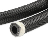 BLACK BRAIDED HOSE -6 6 FEET