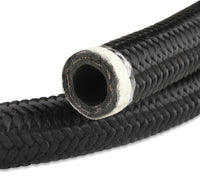 BLACK BRAIDED HOSE -10 6 FEET