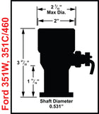 Cam Sync Plug, Ford 351C - 460