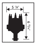 Distributor, Chevy V8, Pro-Billet, with Cap, Rotor