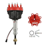 MSD Billet Distributor - Ford - Small Block V8 - Bronze Gear 85827