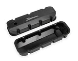 Sniper Valve Cover - Fabricated Aluminum - BBC - Tall - Black 890004B