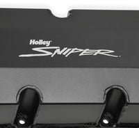 Sniper Valve Cover - Fabricated Aluminum - BBC - Tall - Black 890004B
