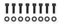 Sniper Valve Cover - Fabricated Aluminum - SBC - Perimeter Bolt - Flat Top - Black 890010B