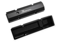 Sniper Valve Cover - Fabricated Aluminum - SBC - Perimeter Bolt - Flat Top - Black 890010B