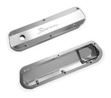 Sniper Valve Cover - Fabricated Aluminum - Ford Small Block - Natural Anodized 890012