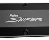 Sniper Valve Cover - Fabricated Aluminum - Ford Small Block - Long Bolt - Black 890012B