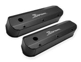 Sniper Valve Cover - Fabricated Aluminum - Ford Small Block - Long Bolt - Black 890012B