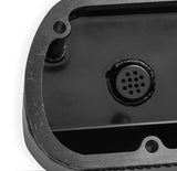 Sniper Valve Cover - Fabricated Aluminum - Ford Small Block - Tall - Tapered Edge - Black 890013B