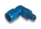 Earls 90 Degree -6 AN Female to 12mm x 1.5 Male Swivel 923192ERL