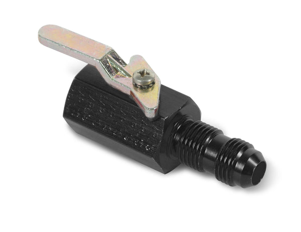 Earls Shut-Off Valve 1/2" NPT Female Inlet & -10AN Bulkhead Outlet - 2.75 in. (2-3/4") Overall Length AT230505ERL