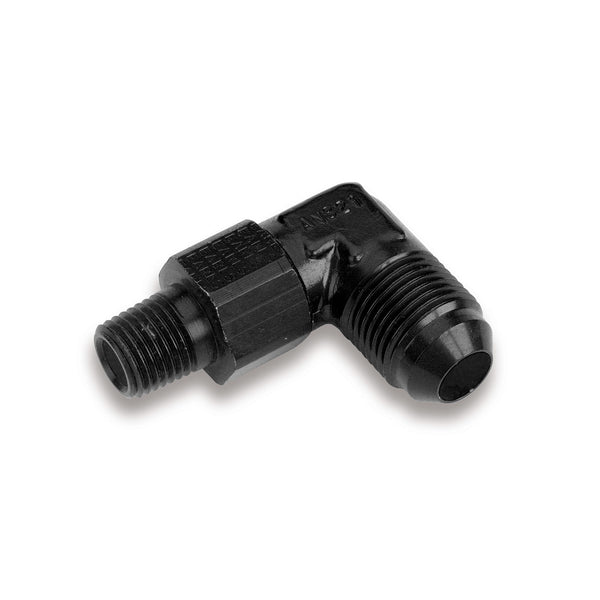 Earls 90 Degree -6 AN Male to 3/8" NPT Male Swivel AT922166ERL